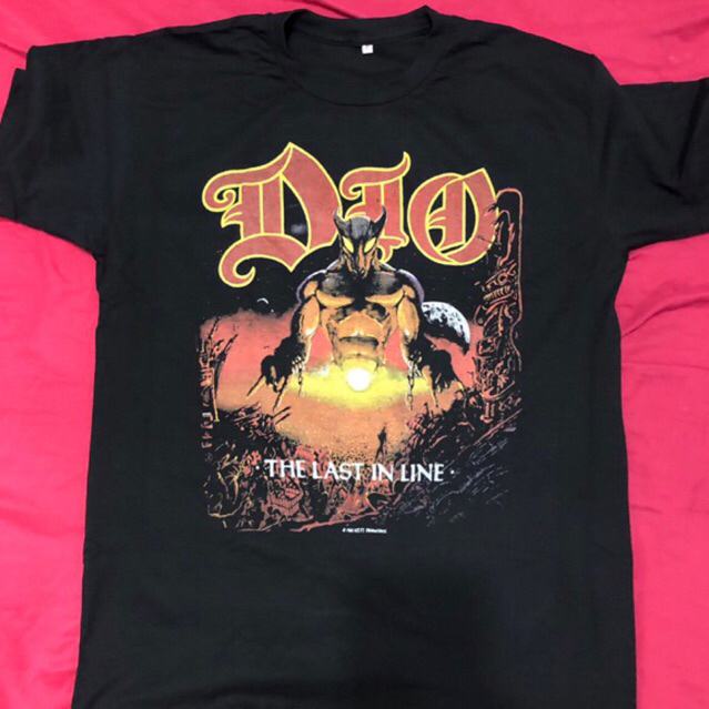 Camiseta Dio Vintage 1984 The Last In Line Stranger Things Eddie