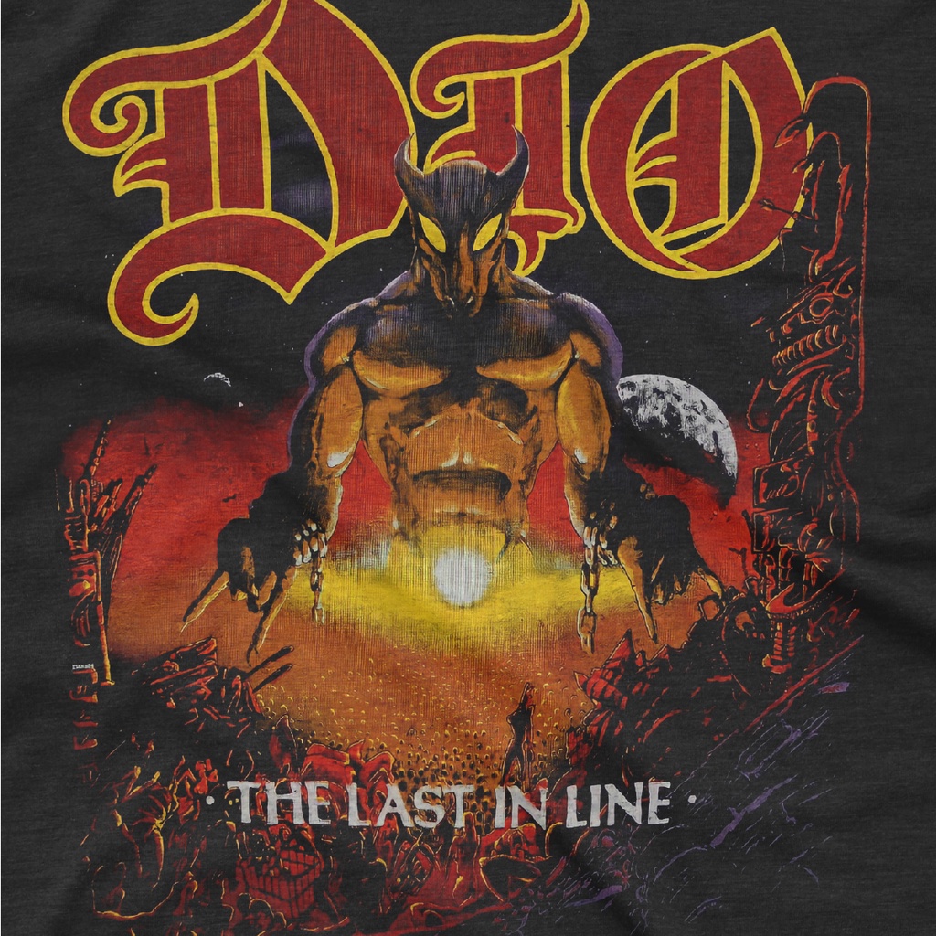 DIO Inferno: Last In Live Tシャツ Camiseta Dio Vintage 1984 The Last In Line Stranger Things Eddie