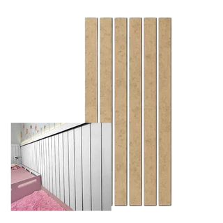 45UN Ripa Madeira Crua MDF 120x5 Ripado Painel Shiplap