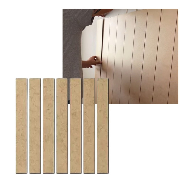 Un Ripa Madeira Crua Mdf X Ripado Painel Shiplap Shopee Brasil