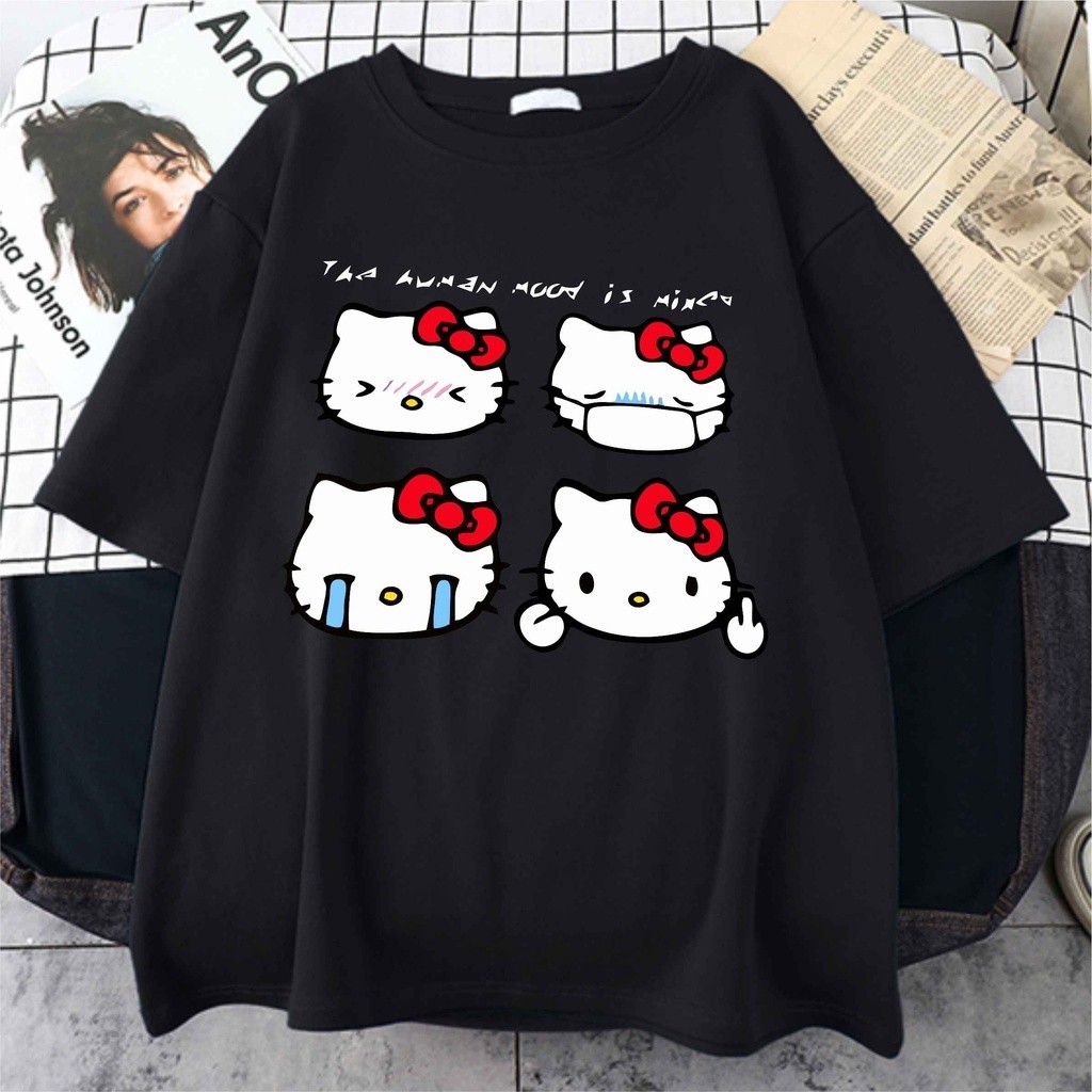 Camiseta Desenho Hello Kitty Premium 100% Algodão Tumblr Unissex Envio Imediato