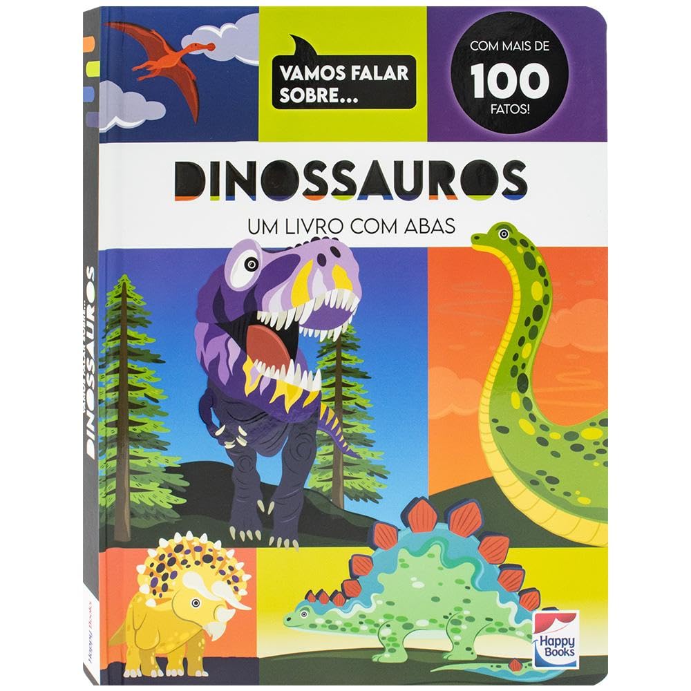 Livro Vamos Falar Sobre... Dinossauros Com Abas | Shopee Brasil