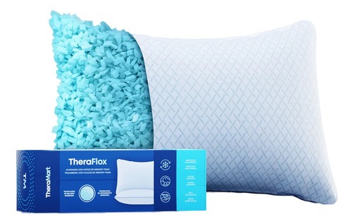 Travesseiro Xxl Com Flocos De Gel Fresco Theraflox