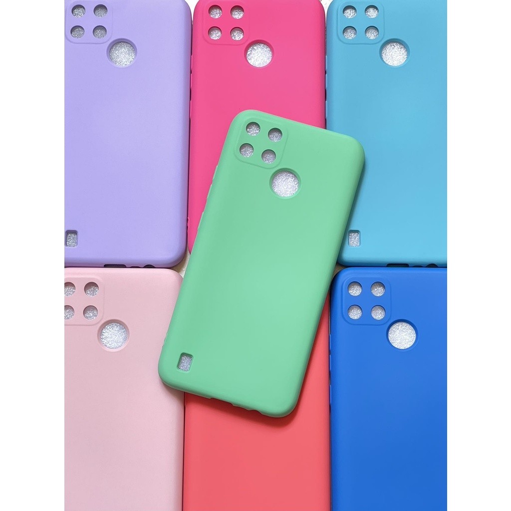 Cover Realme C21Y / C25Y Trasparente Con Bumper Rigido TPU + PC - Protezione Antiurto 360° - Blu - 5