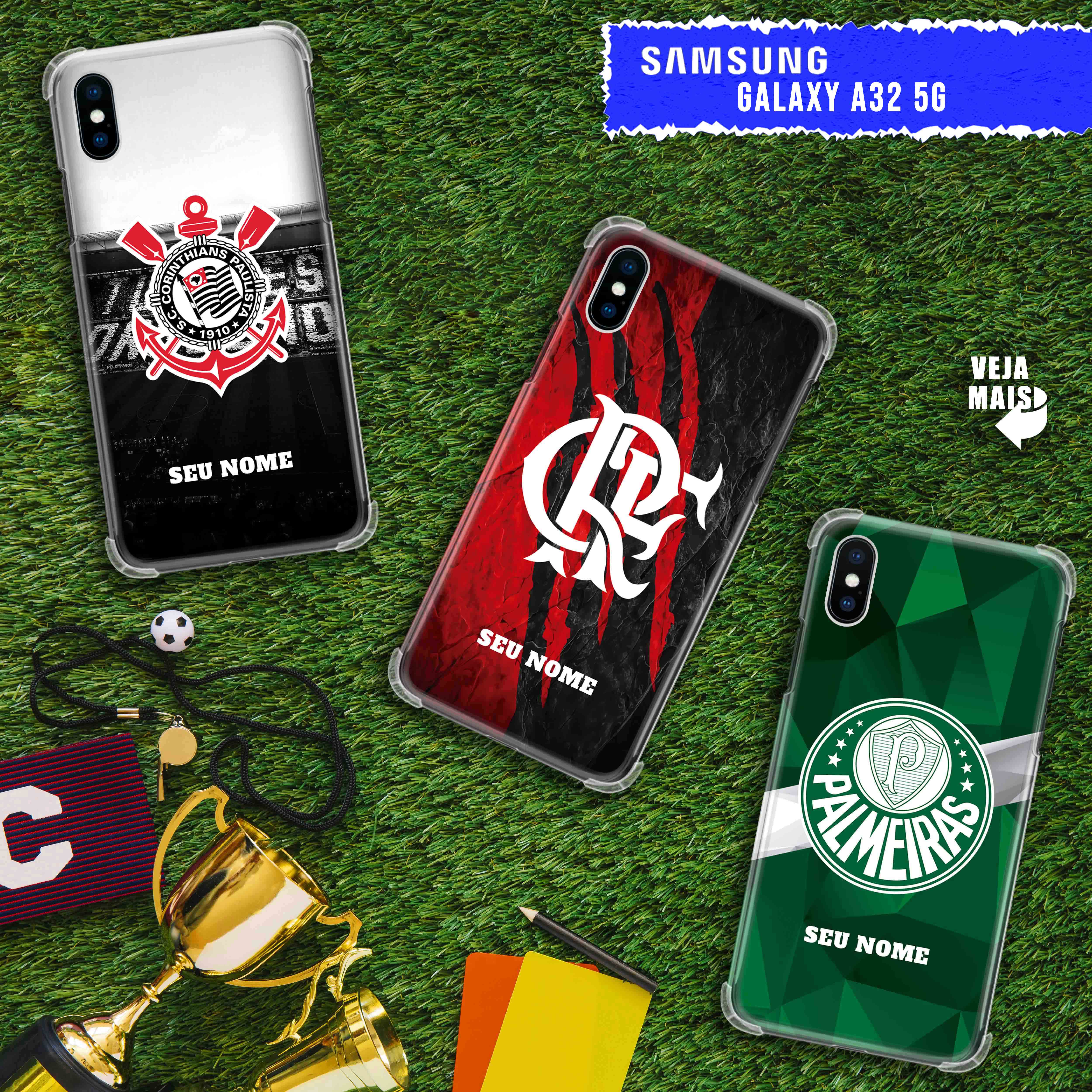 Capa Capinha - Samsung Galaxy A32 4G - Futebol Nacional Personalizado