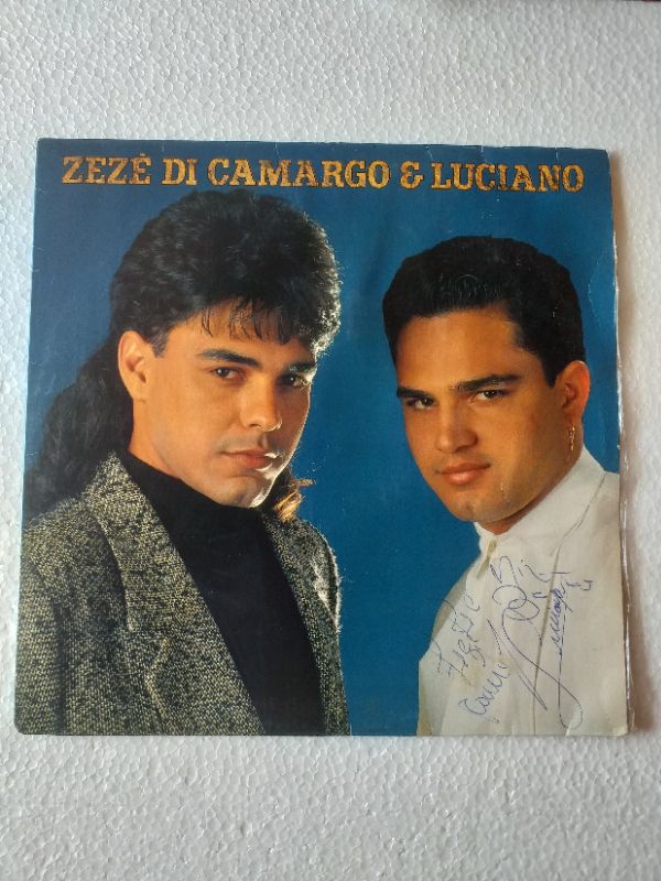 LP Zezé Di Camargo e Luciano 1992 COM ENCARTE AUTOGRAFADO | Shopee Brasil
