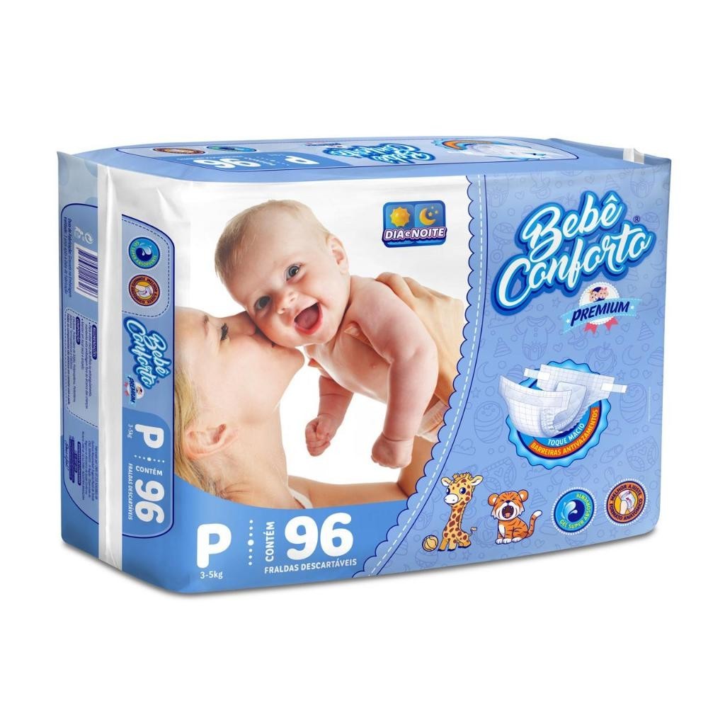 Fralda Infantil Bebê Conforto Premium Plus | Shopee Brasil