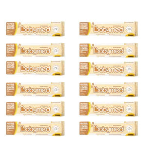 Kit C/12 Pomadas Babymed Amendoas 40 G