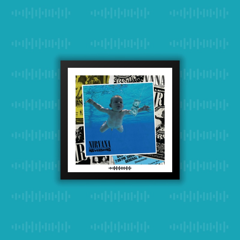 Quadro Álbum Decorativo - Nirvana | Shopee Brasil