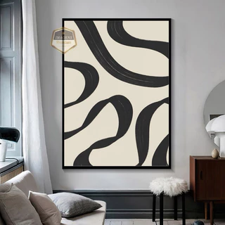 Quadro decorativo 100x70 com Moldura Grande Alta Resolução Para Sala Quarto Escritório Decoração