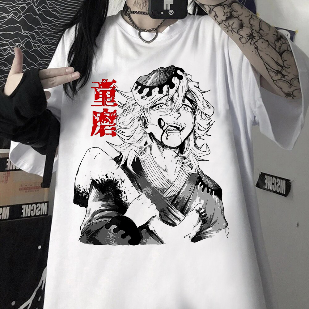 Camiseta Douma Lua Superior anime Kimetsu no Yaiba Demon Slayer
