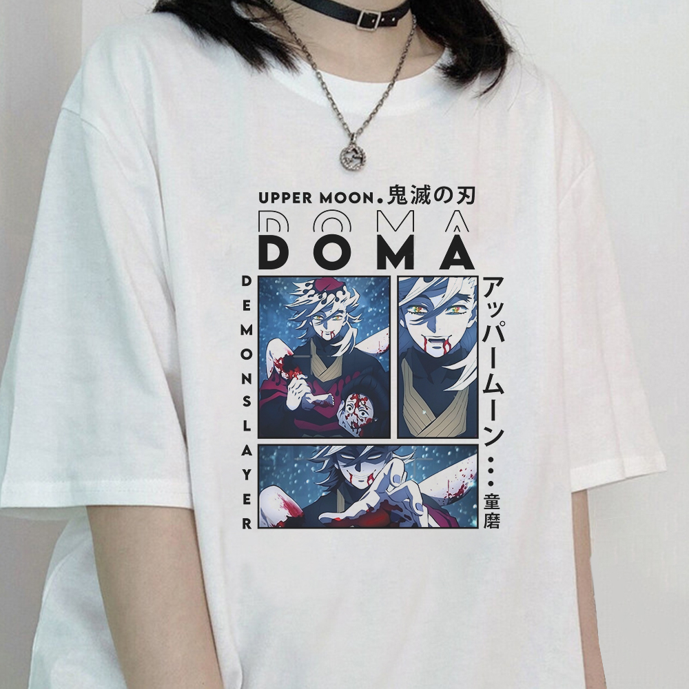 Camiseta Douma Lua Superior anime Kimetsu no Yaiba Demon Slayer