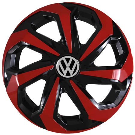 Jogo 4 Calotas Esportivas aro 13/14/15 Spider Vw Gol G2 G3 G4 G5 G6 G7 G8 G9