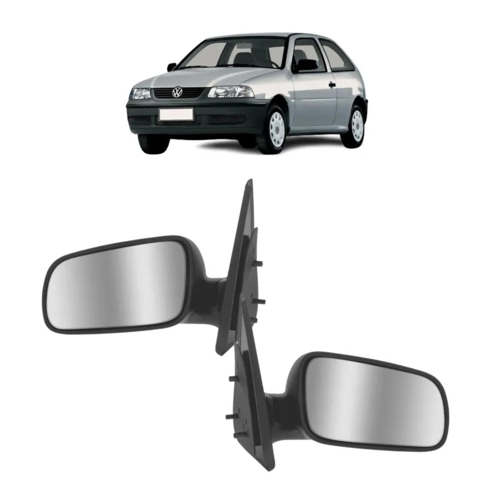 Retrovisor Externo para Gol G3 2 ou 4 Portas (Sem Controle - Lado Direito ou Esquerdo)