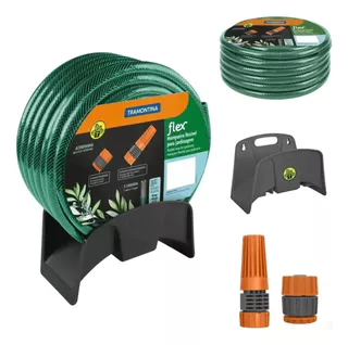 Mangueira Tramontina Flex Jardim com Suporte Tripla Camada 10 M