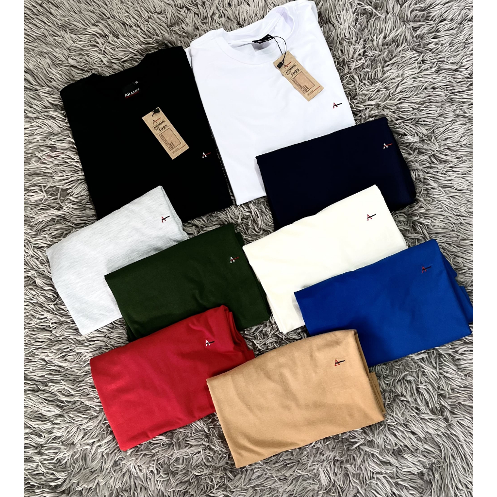 Camisa Masculina Malha Premium 40.1 do M ao GG
