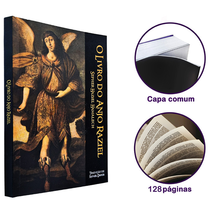 Livro Sepher Raziel Grimório Cabala Ocultismo Magia Angelical