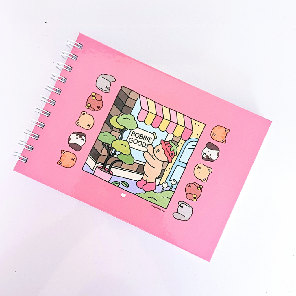 Livro de Colorir Bobbie Goods 50 Folhas Folhas Grossas Caderno de ...