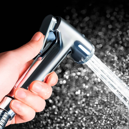 Ducha Higiênica Para Banheiro Completa Luxo Metal Inox núcleo da válvula de cobre 1,2m Chuveirinho Privada