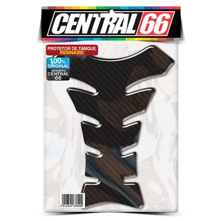 Tankpad Adesivo Resinado Moto Universal Cor M2 Carbono Preto Protetor de Tanque Alto Relevo Automotivo Emborrachados