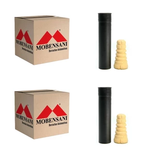Par Kit Amortecedor Traseiro New Fiesta 2010/2019 Ka 2014/2021 Batente Coifa Mobensani