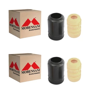 Par Kit Amortecedor Batente Coifa Uno 1992/1996 Uno Mille 1991/2013 Mobensani