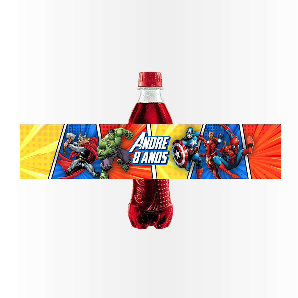 14 Rótulos Adesivos Mini Coca Cola Rotulo Adesivo Personalizados Herois ...