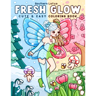 Desenhos para Colorir Fresh Glow | 40 Folhas Soltas A5 90g/120g/180g + Acetato em Oferta na Shopee