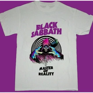Camiseta Básica T-shirt estampada Unissex banda de rock Black Sabbath
