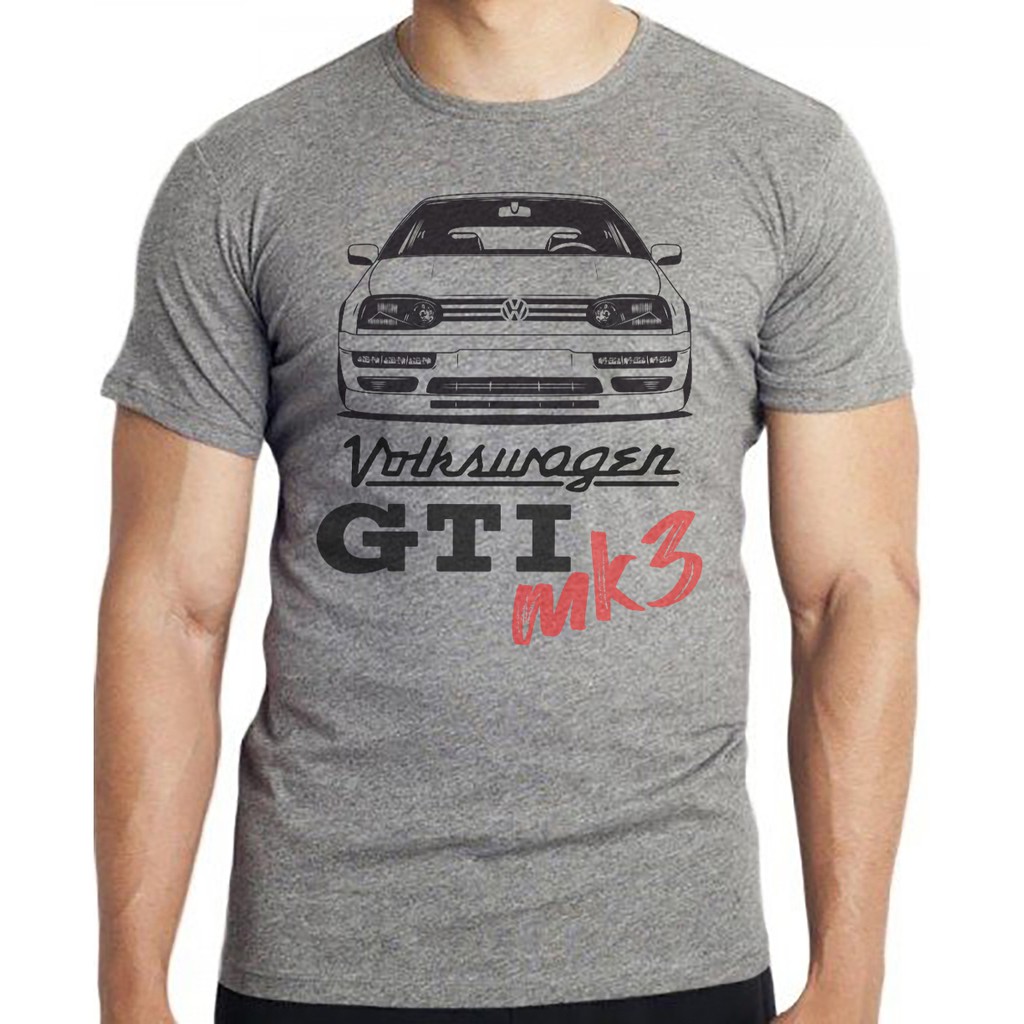 Golf Mk3 T Shirt Golf Gti Camiseta Volkswagen Golf Gti MK3 Shopee