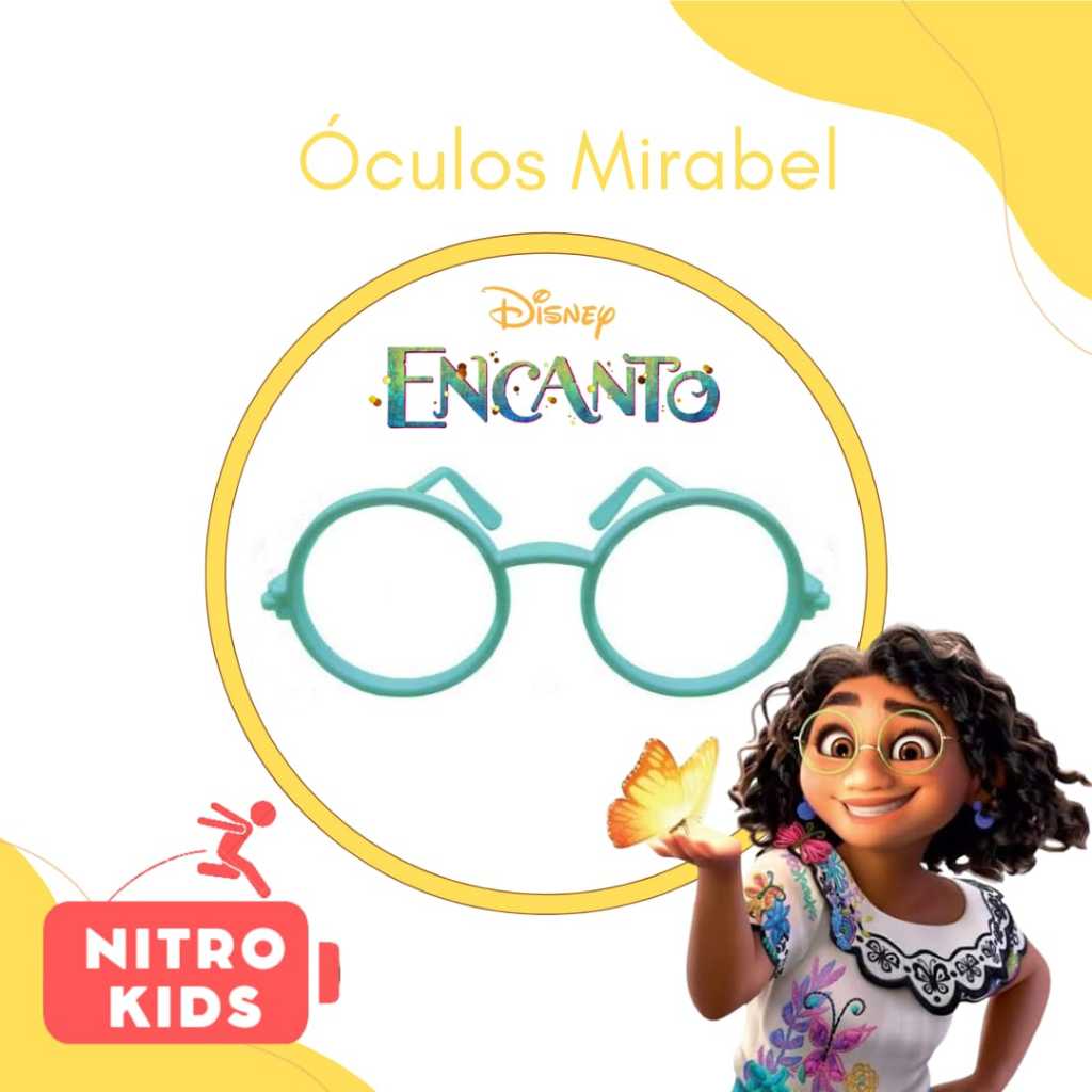 Óculos Temático Mirabel john Lennon (encanto)