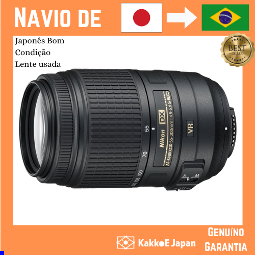 Nikon AF-S DX NIKKOR 55-300mm f/4.5-5.6G ED VR Nikon DX Apenas