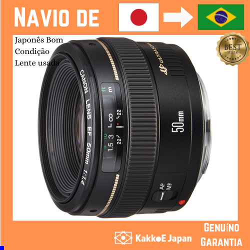 Compatível com Full-Frame Canon Prime Lens EF50mm F1.4 USM