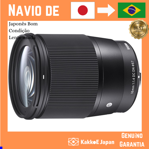Lente Sigma 16mm F1.4 DC DN Sony Sony E-Mount Foco Único Grande