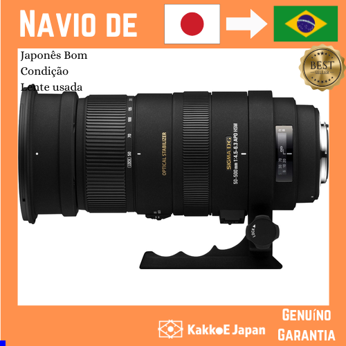 Lente Zoom Super Telefoto SIGMA APO 50-500mm F4.5-6.3 DG OS HSM
