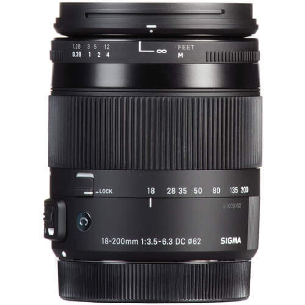 SIGMA 18-200mm Canon用 フード付 Lente usada no Japão] Sigma para Sigma Sigma 18-200mm F3.5-6.3 DC