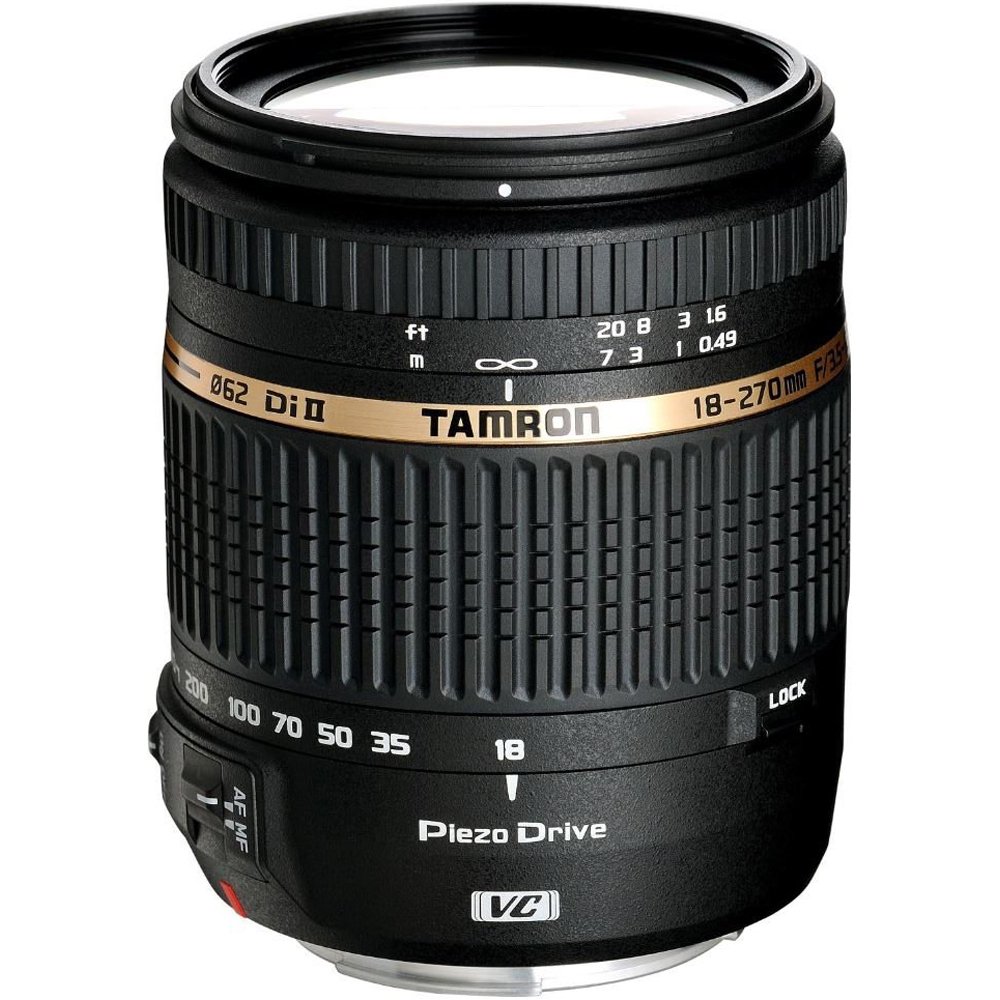 ★外観美品 DiⅡ VC 18-270mm 3.5-6.3 B003 Canon Lente Zoom de alta ampliação TAMRON 18-270mm F3.5-6.3 DiII VC PZD