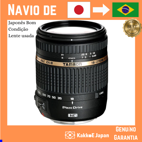 Lente Zoom de alta ampliação TAMRON 18-270mm F3.5-6.3 DiII VC PZD