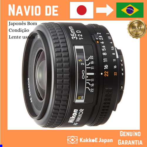 Lente Nikon Prime Ai AF Nikkor 35mm f/2D Full-Frame Compatível