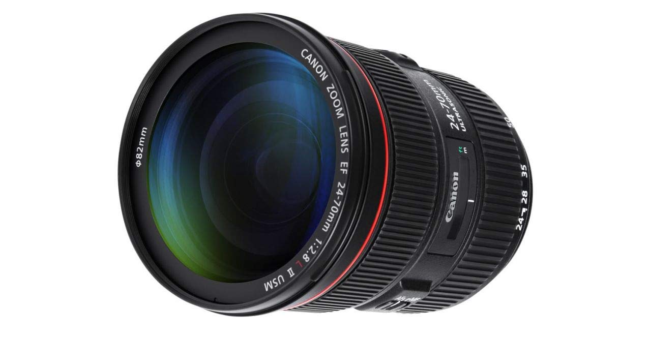 Objetiva de zoom padrão Canon EF24-70mm F2.8L USM Full-Frame