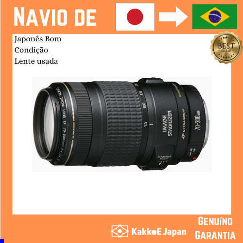 Lente zoom teleobjetiva Canon EF70-300mm F4-5.6 IS USM Full-Frame