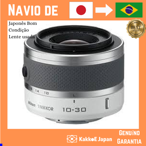 Nikon 1 NIKKOR VR 10-30mm f/3.5-5.6 Branco 1NVR10-30wh' | Shopee