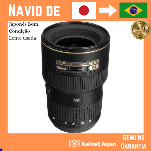 Lente zoom grande angular Nikon AF-S NIKKOR 16-35mm f/4G ED VR