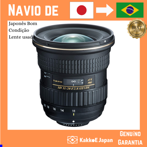 Tokina AT-X PRO SD11-20 F2.8DX　(中古) Lente Zoom Ultra Grande Angular Tokina AT-X 11-20 F2.8 PRO DX 11