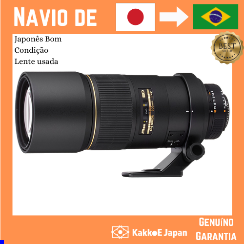 Lente Nikon Prime Ai AF-S Nikkor 300mm f/4D IF-ED Preto Compatível