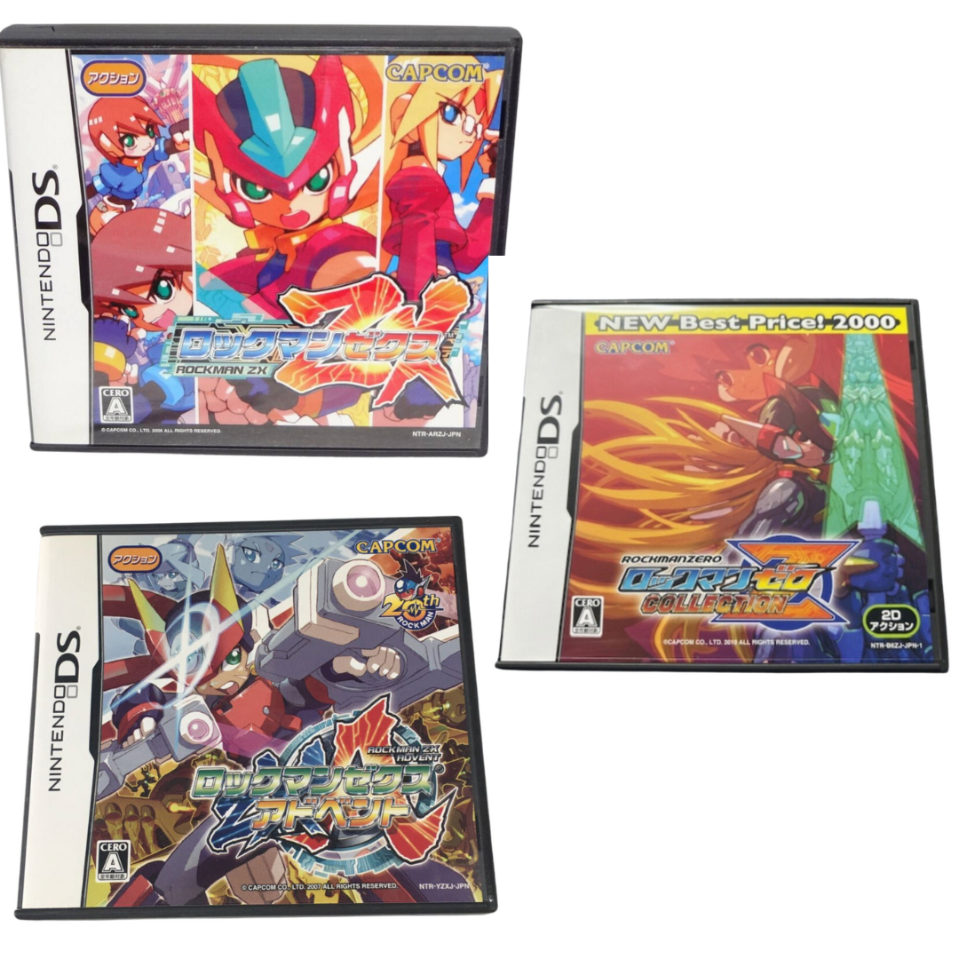 Usado Nintendo DS NDS Mega man ZX Advent Zero Collection Jogo