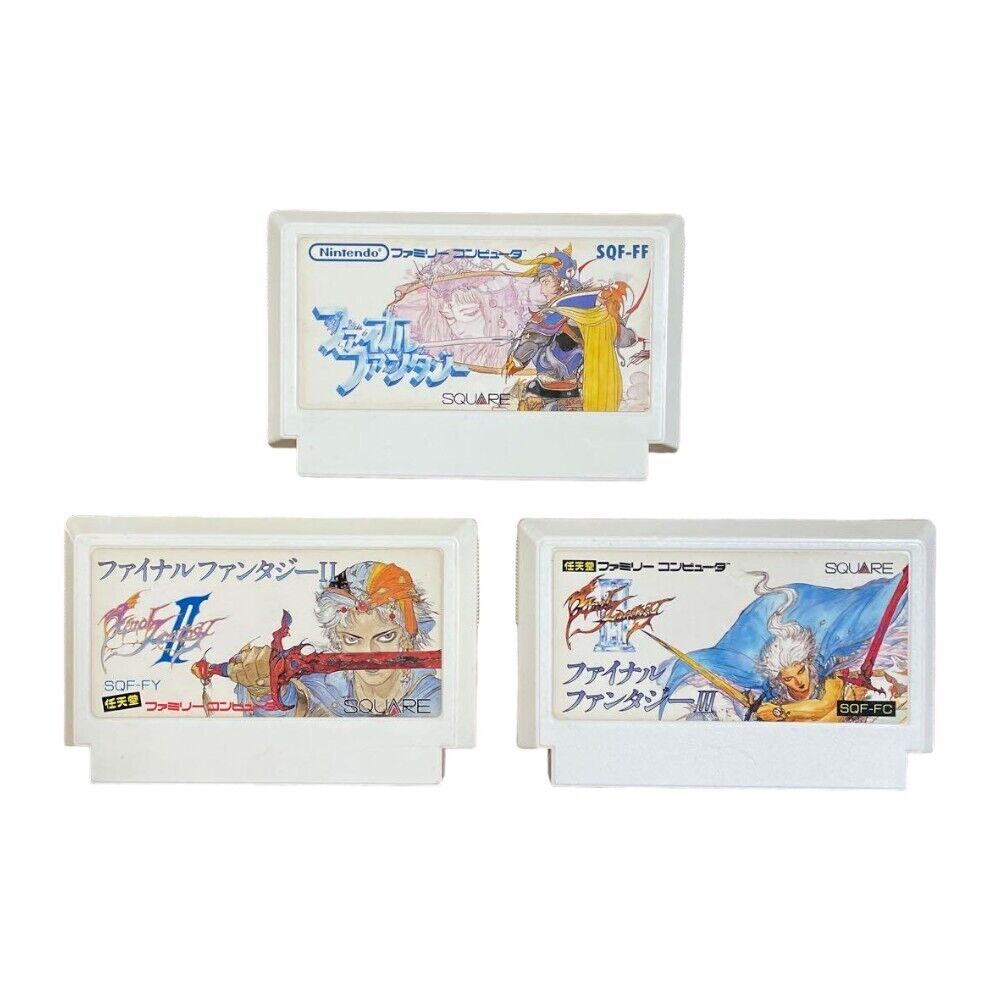 ぬ*ー様 FINAL FANTASY I II III COLLECTION FINAL FANTASY I II III 1 2 3 NES SQUARE Nintendo Famicom Do Japão