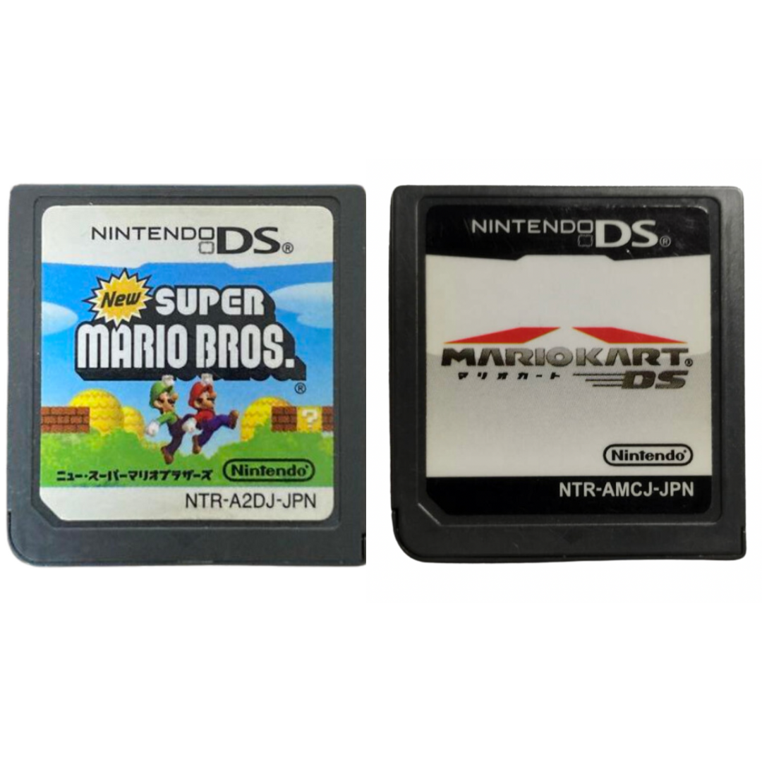 Used New Super Mario Bros. & Mario Kart DS set Nintendo Cartridge only ...