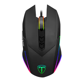 Mouse Gamer T-Dagger Lieutenant Preto RGB T-TGM301