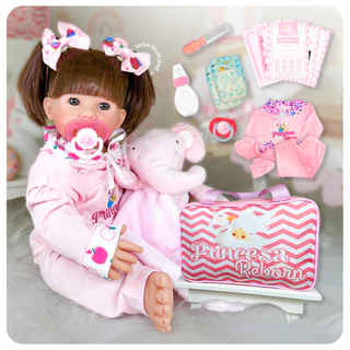 Boneca Bebe Reborn Silicone Menina Realista Completa Promoção em Oferta na Shopee
